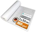Scorprotect Abdeckvlies 50 M X 100 M Wei&szlig; 160 G Pro M&sup2; Selbsthaftend Bodenschutz