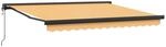 vidaXL Ausziehbare Markise Sand 300 x 250 cm Stoff und Metall 3425896