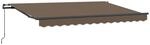 vidaXL Einziehbare Markise Taupe 3,5 x 2 m Stoff 3425753