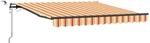 vidaXL Markisenstoff mit Gelb und Orange 300 x 250 cm Polyester 3329968