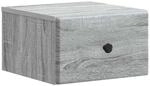 vidaXL Wandmontierter Nachttisch Graues Sonoma 34,5 x 33 x 20 cm 899117