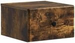 vidaXL Wandmontierter Nachttisch Ger&auml;ucherte Eiche 34,5 x 33 x 20 cm 899115