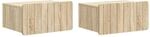 vidaXL Wandmontierter Nachttisch 2 Stk Sonoma-Eiche 49 x 34,5 x 24 cm 898280