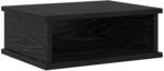 vidaXL Nachttisch Schwarz Eichen-Optik 40 x 31 x 15 cm Holzwerkstoff 891106