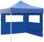 vidaXL Party-Zelt Blau 291 x 291 x 315 cm Oxford-Stoff 42023553