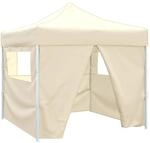 vidaXL Party-Zelt Creme 291 x 291 x 315 cm Oxford-Stoff 42023563