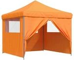 vidaXL Party-Zelt Orange 292 x 292 x 315 cm Oxford-Stoff 42023573