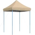 vidaXL Party-Zelt Beige 200 x 200 x 306 cm Oxford-Stoff 42023511