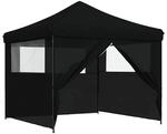 vidaXL Party-Zelt Schwarz 292 x 292 x 315 cm Oxford-Stoff 42023572
