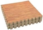 vidaXL Puzzle-&Uuml;bungsmatten 12 Stk Braun 4,32 ㎡ EVA-Schaum 3433275