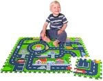 LittleTom Stra&szlig;en Puzzlematte 12 Teile 30 x 30 cm Spielstra&szlig;e