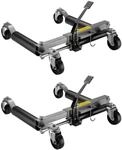 Wiltec Pkw Rangierhilfe 2X Wagenheber Hydraulisch 680Kg Rangierroller Auto