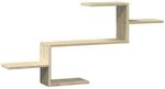 vidaXL Wandregal Sonoma-Eiche 104x15x49 cm Holzwerkstoff 853202