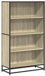 vidaXL B&uuml;cherregal Sonoma-Eiche 80,5x35x139 cm Holzwerkstoff 3300846