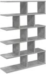 vidaXL Wandregal Betongrau 70 x 20 x 100 cm Holzwerkstoff 8012151