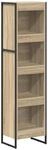 vidaXL B&uuml;cherregal Sonoma 80 x 30 x 155 cm Holzwerkstoff 886373