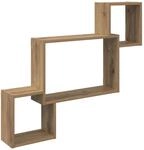 vidaXL Wandregal Wandhalterung Artisan-Eiche 91,5 x 15 x 76 cm 8012123