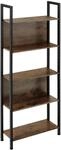 Tectake Regal Westport Industrial Style Holz und Stahl 62 x 24 x 165 50 cm