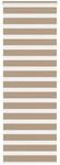 vidaXL Doppelrollo Sandbraun 75x200 cm Stoffbreite 70,9 cm Polyester 4014568