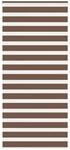 vidaXL Doppelrollo Braun 105x200 cm Stoffbreite 100,9 cm Polyester 4014366