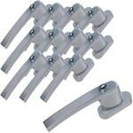 Basi - Fenstergriff - FG 503 - Abschlie&szlig;bar - 12er Set - inkl. 1 Schl&uuml;ssel je