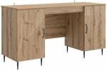 vidaXL Schreibtisch Artisan-Eiche 142,5 x 50 x 75 cm Holzwerkstoff 3414611