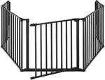 Tectake Kaminschutzgitter Agni Aus Stahl 5 Teilig 289 30 x 3 x 71 50 cm Schwarz
