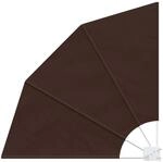 vidaXL Balkon Sichtschutz 210 x 210 cm Polyester Braun 42037145