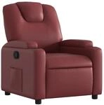 vidaXL Relaxsessel Weinrot Kunstleder 372393