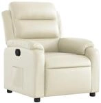 vidaXL Relaxsessel Creme Kunstleder 373487