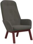 vidaXL Relaxsessel Dunkelgrau Samt 341219