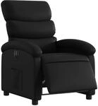 vidaXL Relaxsessel Elektrisch Schwarz Kunstleder Modell 25