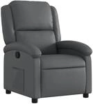 vidaXL Relaxsessel Grau Kunstleder 371778