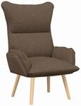 vidaXL Relaxsessel Braun 69 x 74 x 93 cm Stoff 42001869