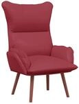 vidaXL Relaxsessel Weinrot 69 x 74 x 93 cm Kunstleder 42001860
