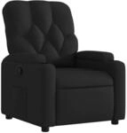 vidaXL Relaxsessel Schwarz Stoff 372481