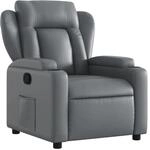 vidaXL Relaxsessel Grau Kunstleder Modell 24