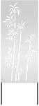 vidaXL Garten Sichtschutz-Leinwand Silber 50 x 140 cm Verzinkter Stahl 876299