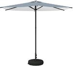 vidaXL Garten-Schirm mit Fu&szlig; 270 x 270 cm Polyester Rechtwinklig 42036230