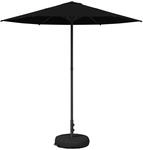 vidaXL Garten-Schirm mit Fu&szlig; 230 x 230 cm Polyester Rechtwinklig 42036218