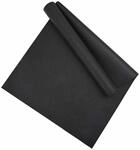 vidaXL Sport Schutzmatte Schwarz 200 x 90 x 0,6 cm Hochdichtes PVC 42025273