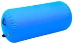 vidaXL Aufblasbare Gymnastik-Rolle mit Pumpe 120x90 cm PVC Blau 92720