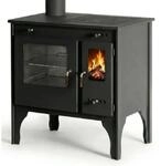 Prometey LTD Holzherd R ECO INOX Mit Edelstahlbackofen und Linke Version