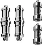Walimex Set 2+2 Spigot Gewinde Adapter 3/8 Zoll 1/4 Zoll Fotografie Kamera...