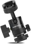 Walimex Pro Mini Kugelkopf Single Shoe 1/4 Blitzschuh Stativkopf 360&deg; Kamera