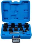 BGS Spiral Profil Steckschl&uuml;ssel Satz Schraubenausdreher Antrieb Innenvierkant 12 5