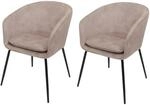 MCW Esszimmerstuhl O28 2er-Set Taupe