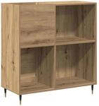 vidaXL Schallplattenschrank mit Regal Artisan-Eiche 85 x 38 x 89 cm 862909