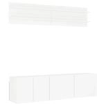vidaXL 6-Tlg Wohnwand Wei&szlig; Holzwerkstoff 3216478