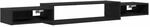 vidaXL Wandmontierter TV-Schrank Wandhalterung Schwarze Eiche 8006006